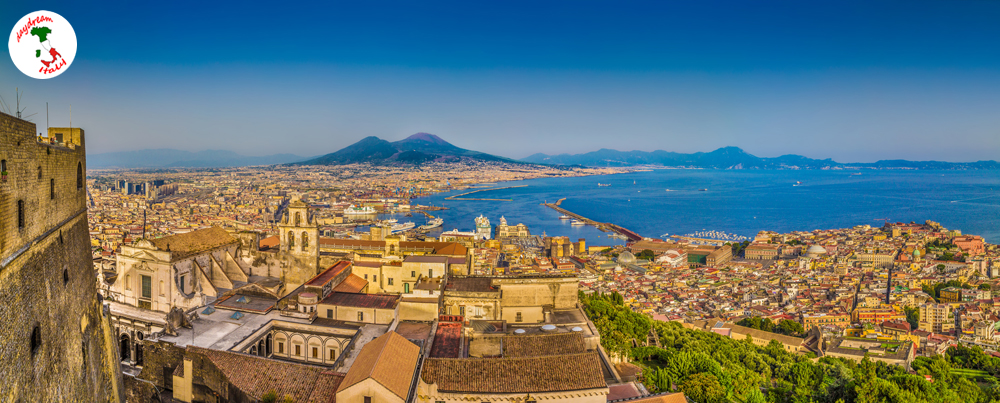 naples with vesuvius