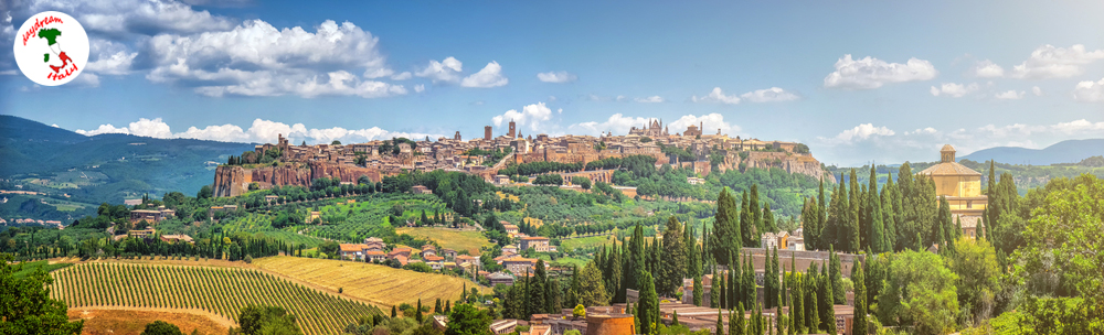 Historic town of Orvieto in Umbria